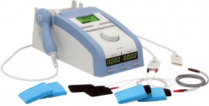 Аппарат для комбинированной терапии (электротерапия 2-канала, ультразвуковая терапия1-канал) портативный